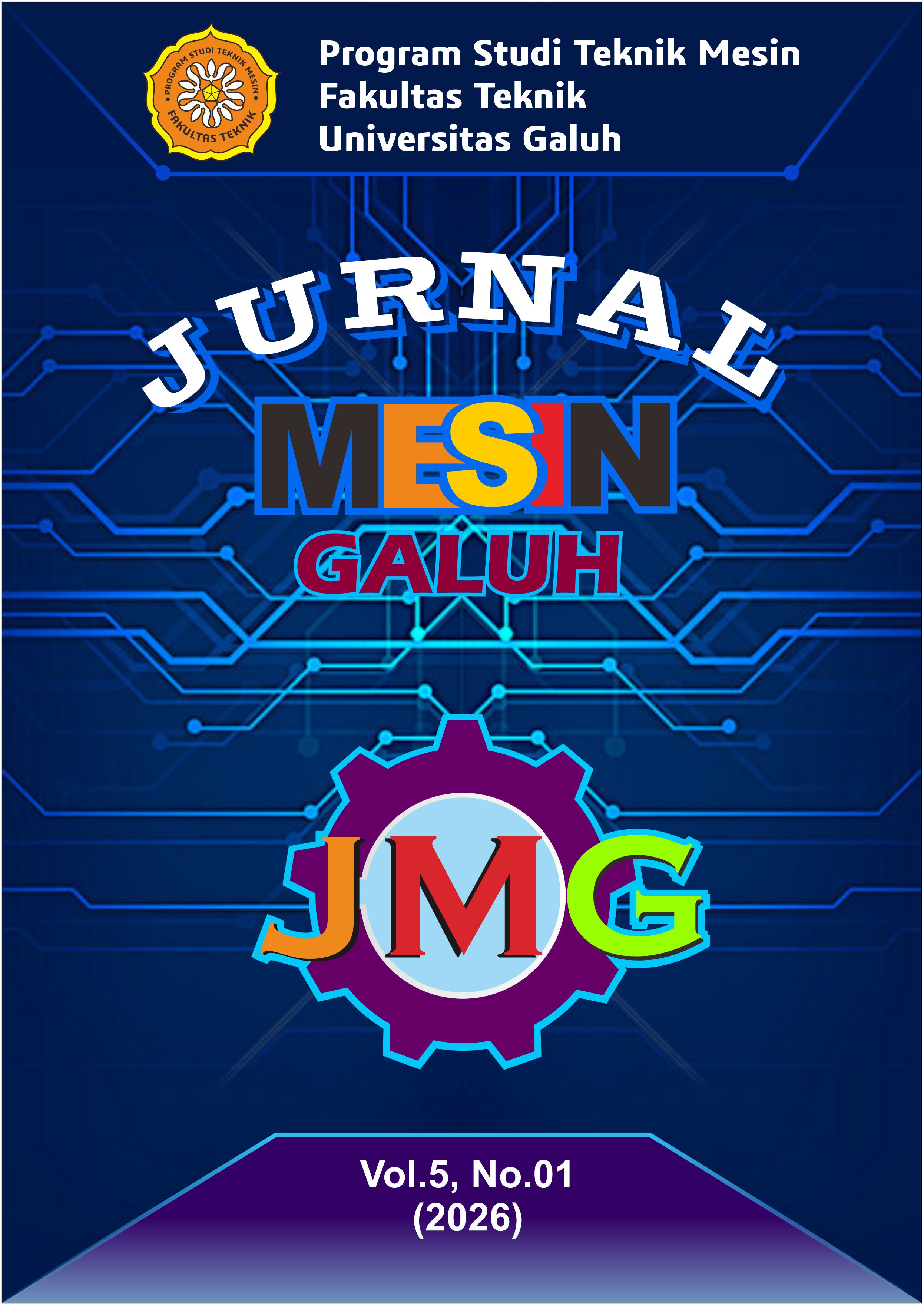 					View Vol. 5 No. 1 (2026): Jurnal Mesin Galuh
				