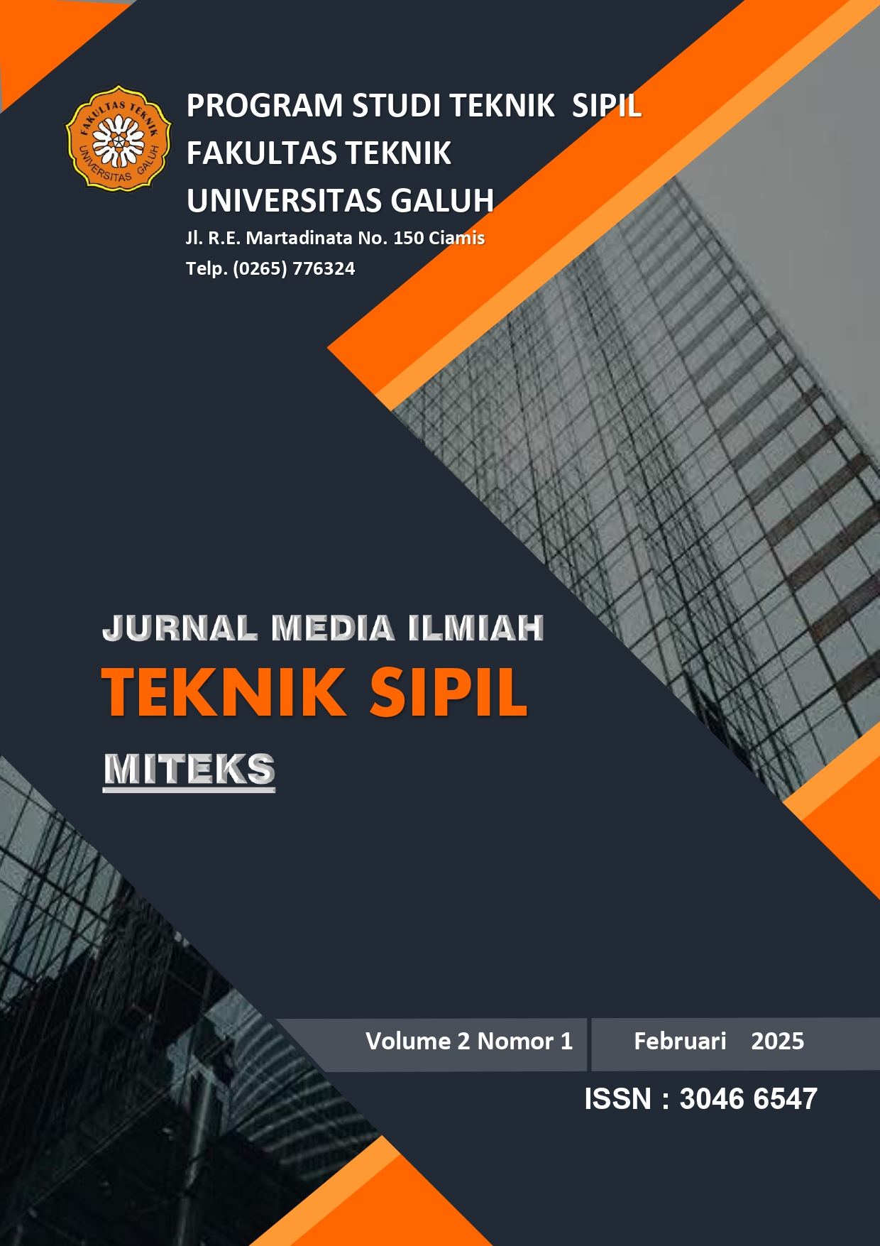 					Lihat Vol 2 No 1 (2025): Media Ilmiah Teknik Sipil
				